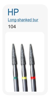 Long-shanked bur